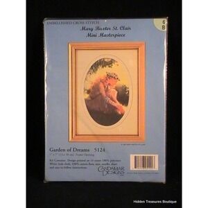 Garden Of Dreams Embellished Cross Stitch By Candamar Designs NIP #5124